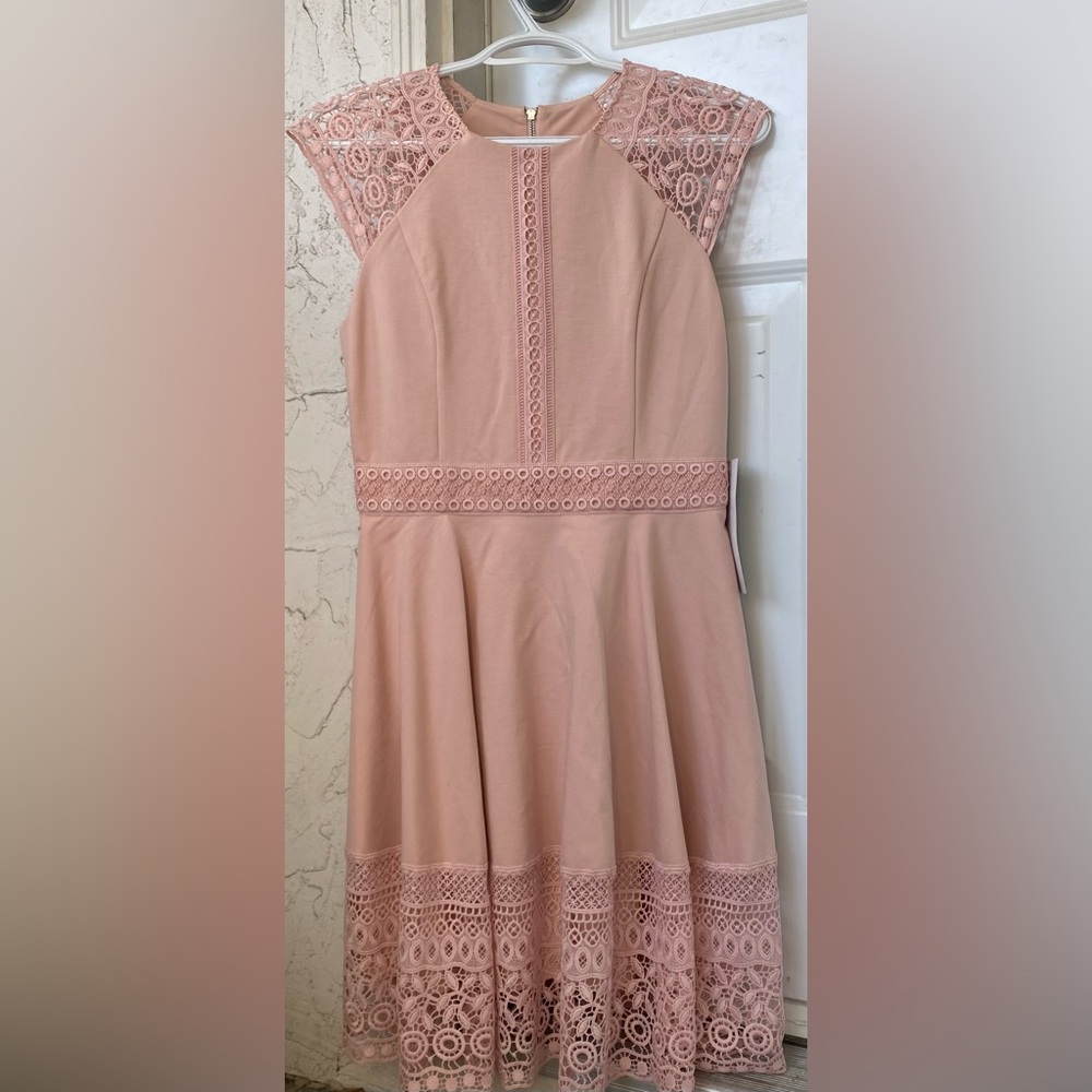 BNWT Karla Ponte Lace Dress